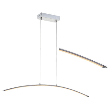 Roxanna 41.5" Dimmable Adjustable Integrated LED Metal Linear Pendant - JONATHAN Y